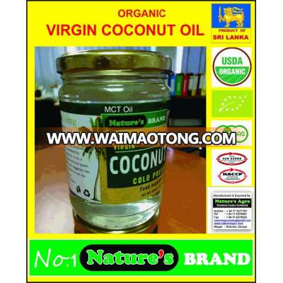 ORGANIC EXTRA VIRGIN COCONUT OIL from SRI LANKA - ISO 22000 CERTIFICATED FACTORY